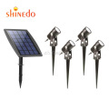 Outdoor Solar Garden Spot 4pcs Light Low Voltage On/OFF for Yard Landscape Downlight